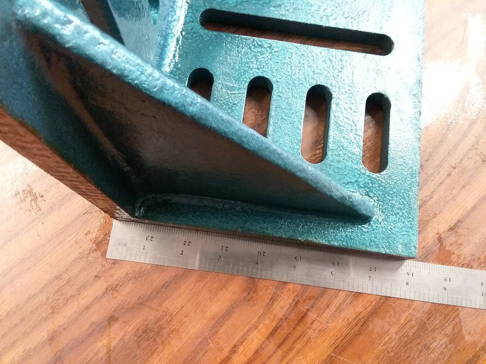 Slotted Angle Plate webbed End 12x9x8" high tensil accurate ground SAPW-1298-new