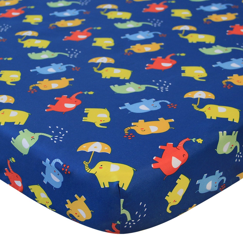 Pack N Play Sheets Fitted Portable Playard Mini Crib Sheets Multicolor 39"x27"