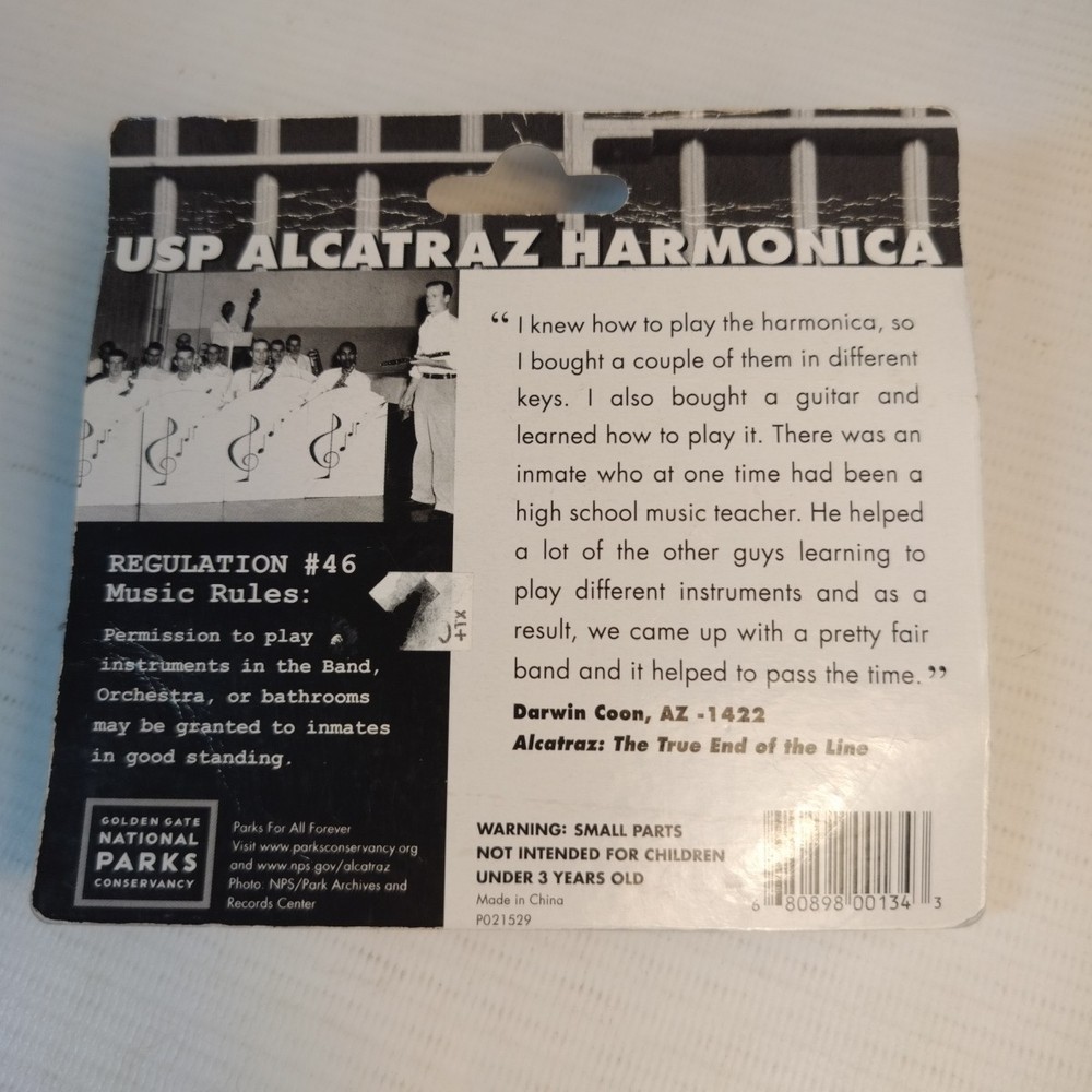 USP Alcatraz Harmonica Key Of C *New