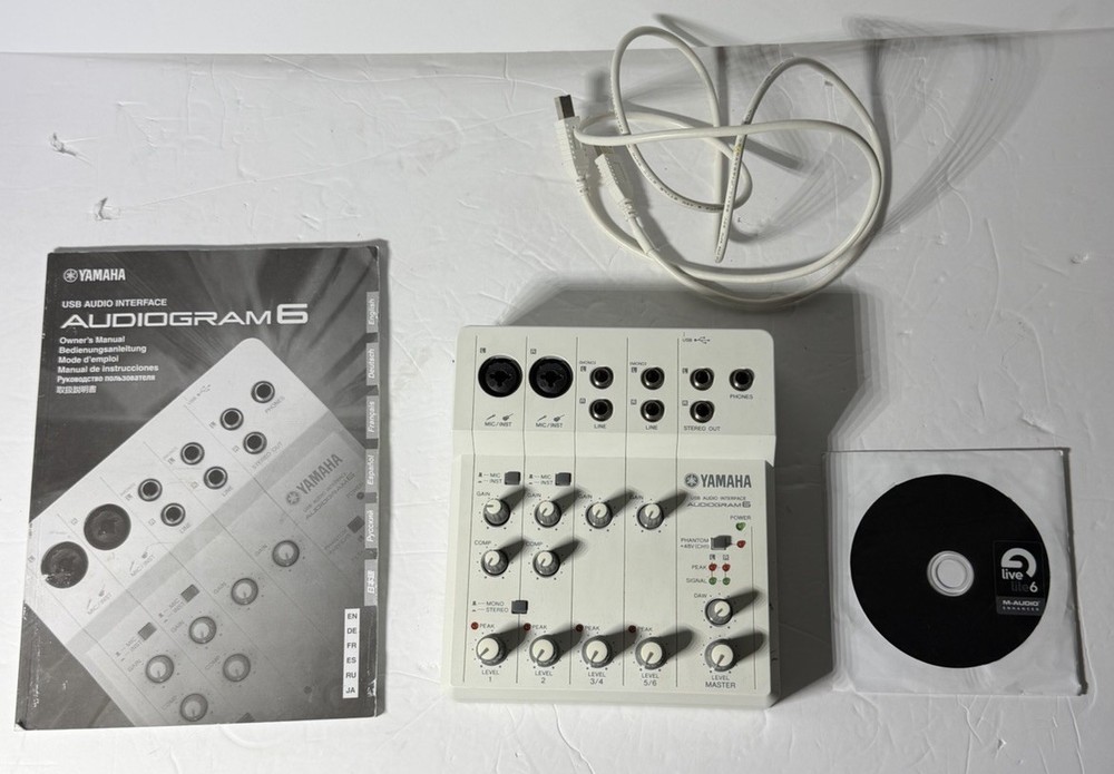 Yamaha Audiogram 6 USB Computerized Recording System *TESTED/WORKS/READ*