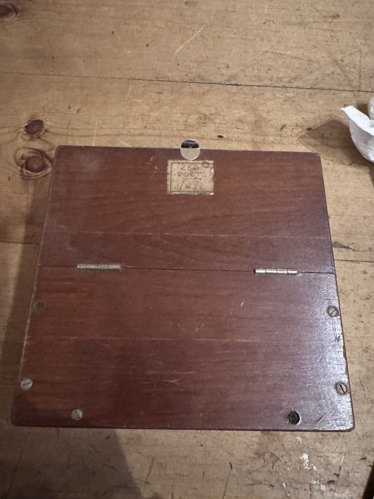 Vintage RECORD Voltmeter Broadheath England Electrical Tool