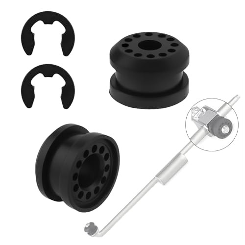 2PCS Transfer Case Shift Linkage Bushing with E-clips Fit for Dodge Ram 1500