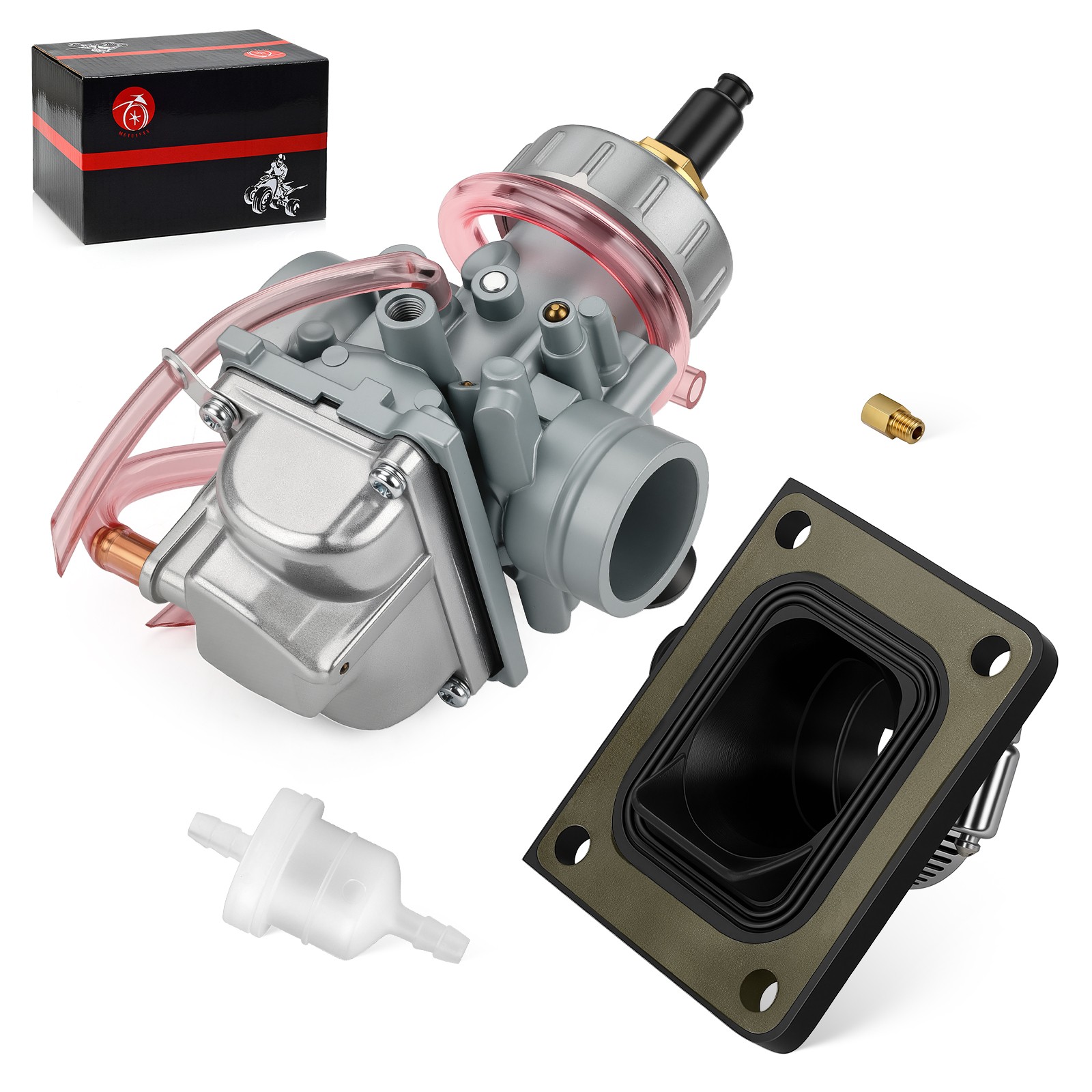 Carburetor Carb + Intake Manifold Boot For Yamaha Blaster 200 YFS200 1988 - 2006