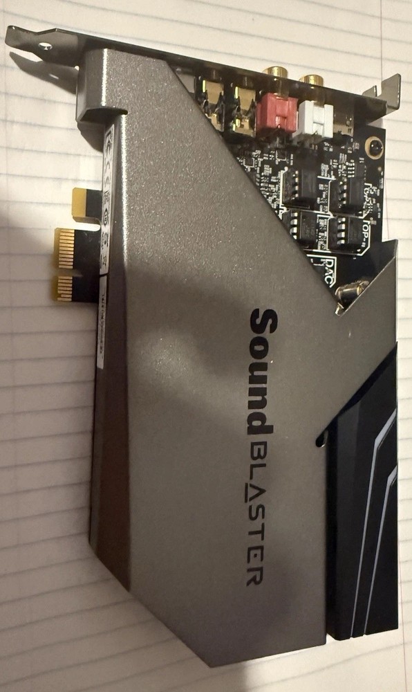 Creative Sound Blaster AE-9 Metallic Gray Sound Card Fully Functional