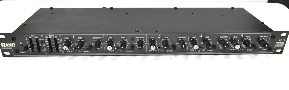 Rane PE17 5-Band Parametric Equalizer (NO POWER SUPPLY)