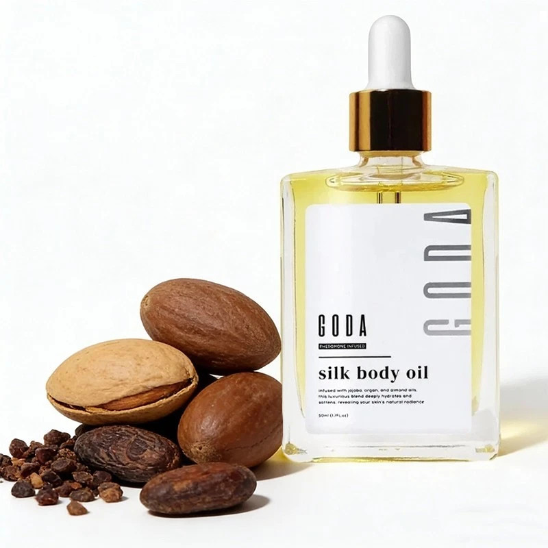 GODA Silk Body Oil Goda Perfume Oil Bath & Shower Oil Smooth Skin 1.7oz EXP 2027