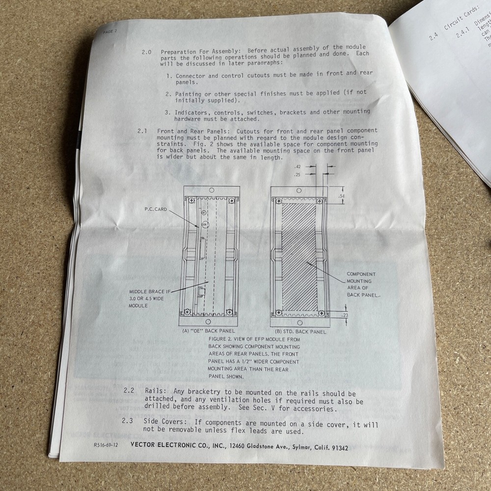 Vector EFP Module Kit EFP204-6.60E Aluminum Multi-Mod Case New Sealed