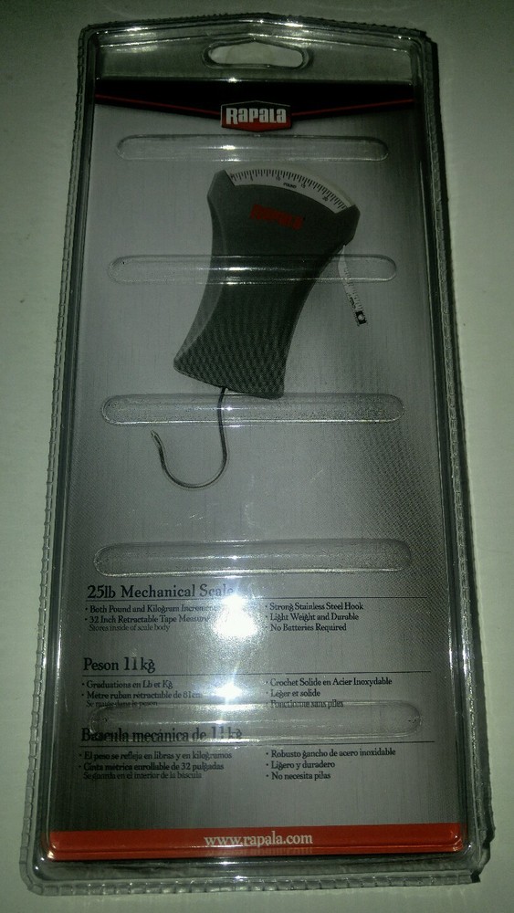 Rapala 25lb Mechanical Scale NIP RSMS-25