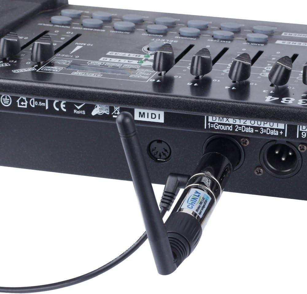 2.4G Wireless DMX 512 Transmitter Controller for LED Stage Lighting - 400M Range