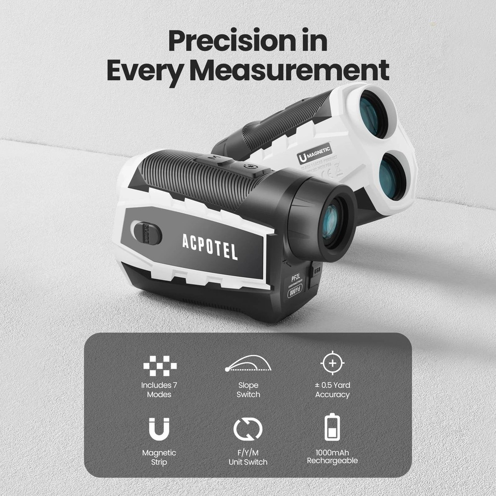 ACPOTEL Golf Rangefinder LCD Display Model without (Standard Edition)