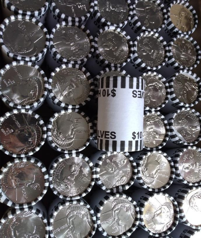 America 250 Enduring Liberty Half Dollar 1776–2026 Uncirculated $10 Roll D MINT