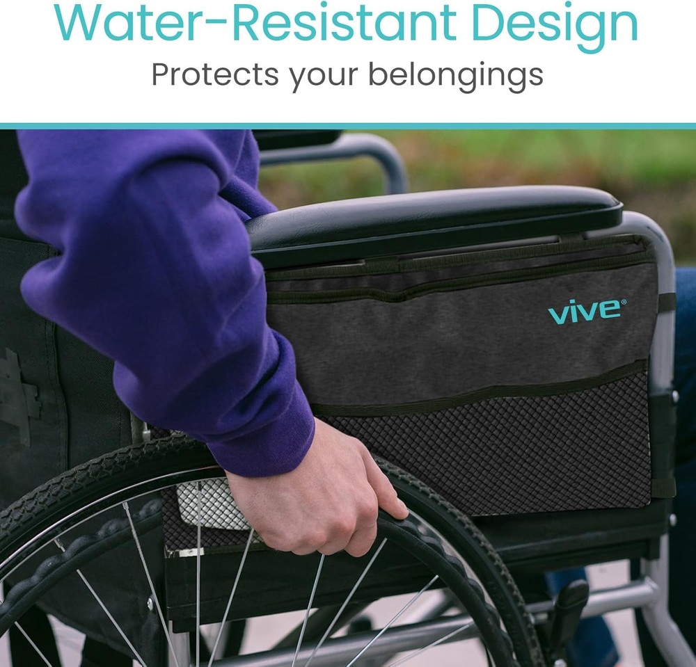 Wheelchair Walker Bag Pouch Water Resistant