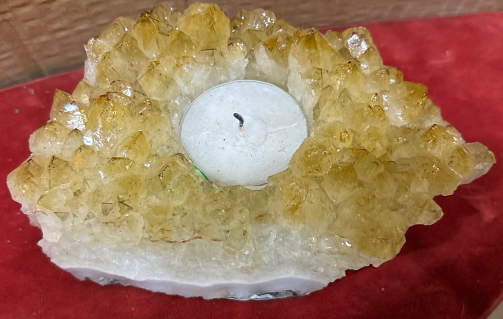 Citrine Candle Holder