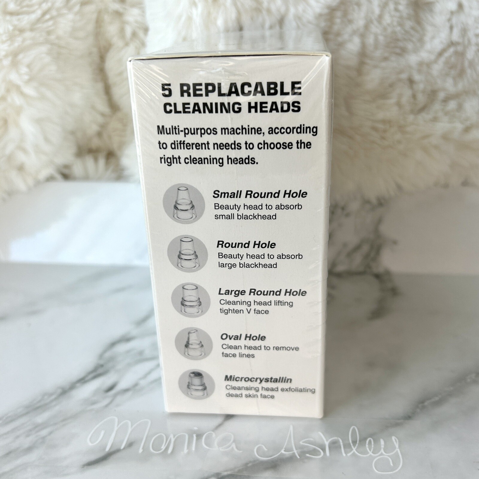 Blackhead Remover Vacuum Pore Cleaner Facial Cleansing Device 5 Heads NEW