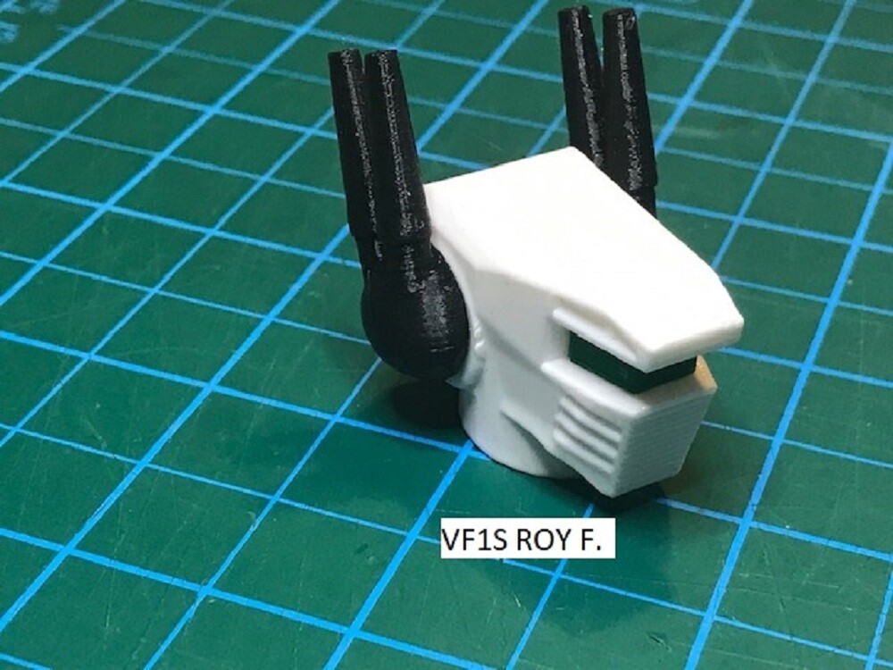 G1 Jetfire / 1/55 Robotech/Macross 3D printed replacement head.