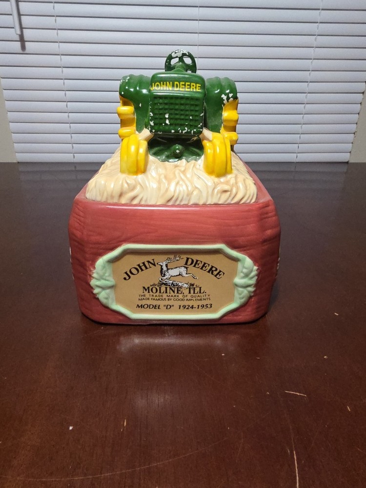 Vintage John Deere Ceramic Model D Cookie Jar