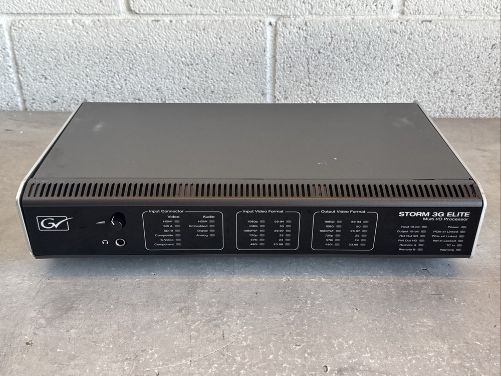 Grass Valley Storm 3G Elite Multi I/O Processor