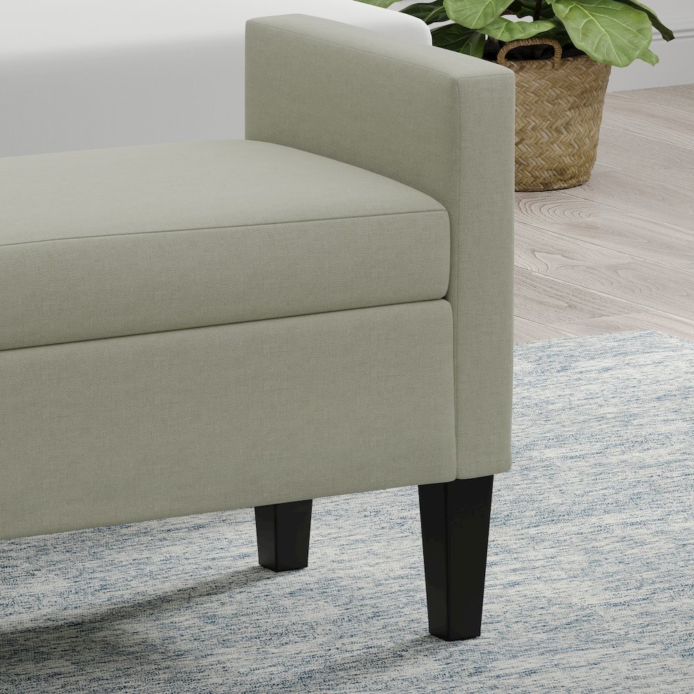 41.5" Storage Bench -Beige