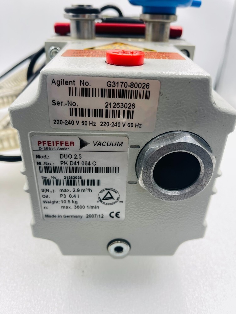 Pfeiffer Duo 2.5 Rotary Vane Pump