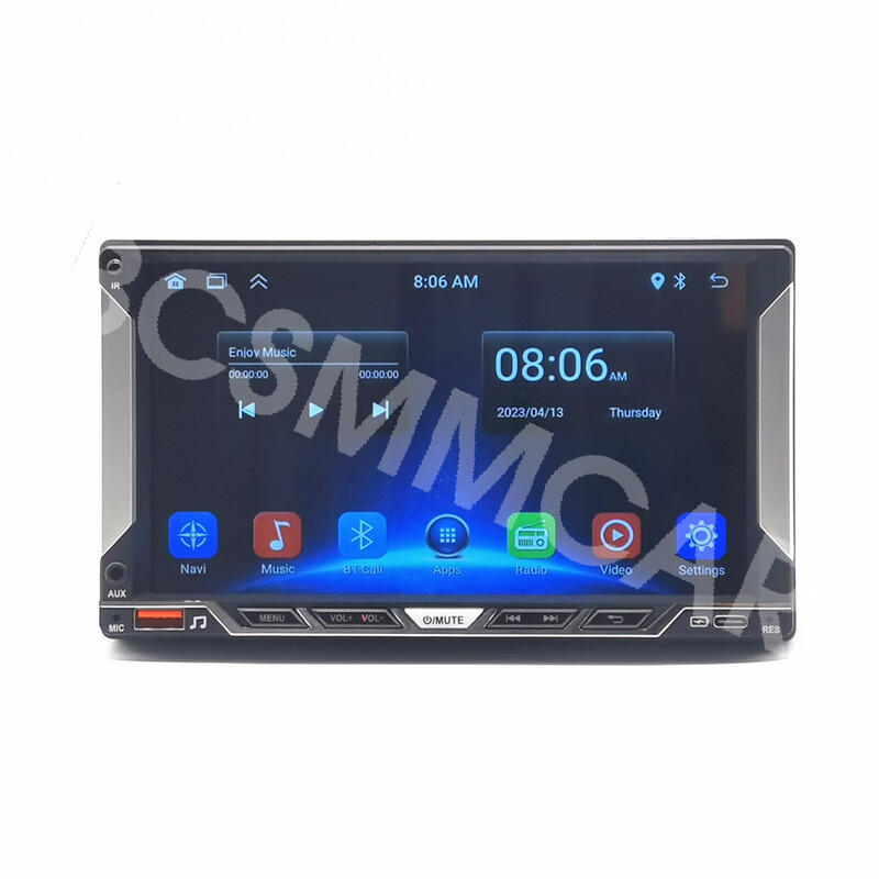 Touch Screen Car Stereo Radio 2Din MP5 Player GPS Navigation WiFi BT FM RCA RDS