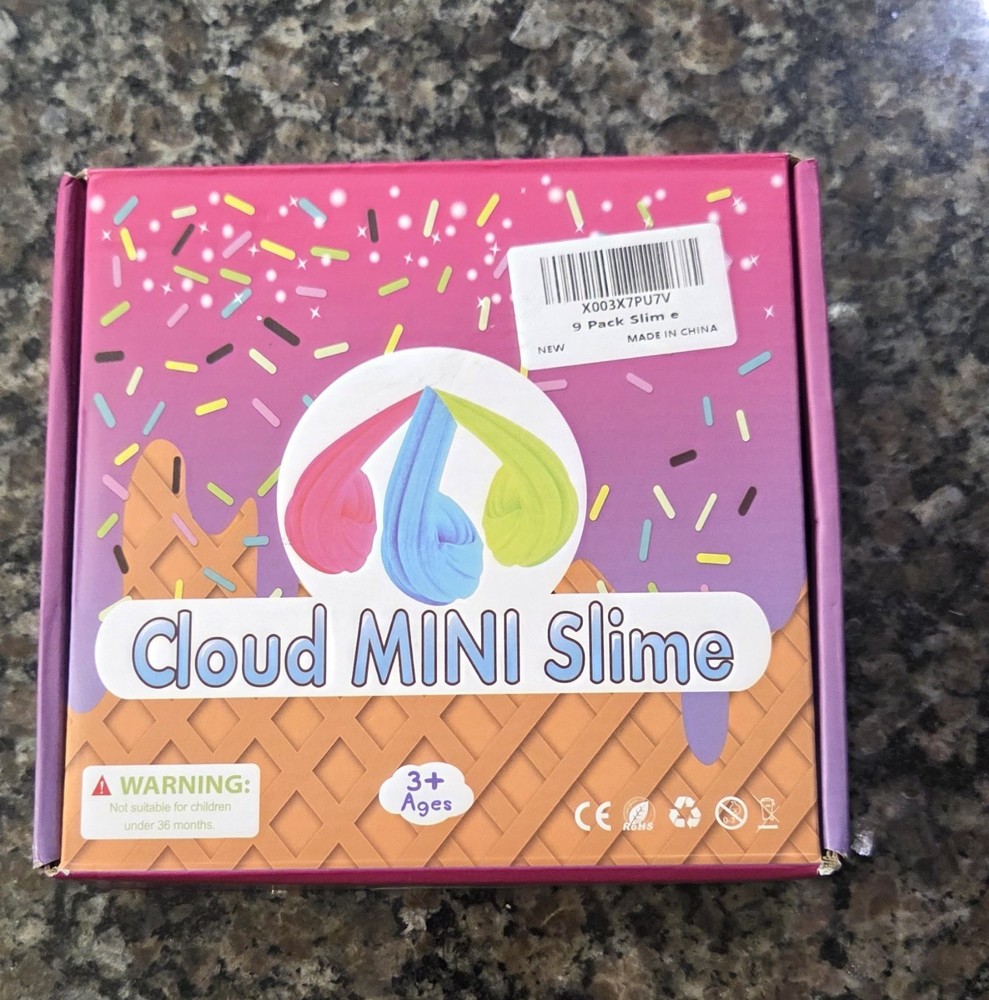 Cloud Slime 9 Pack 3+ Ages