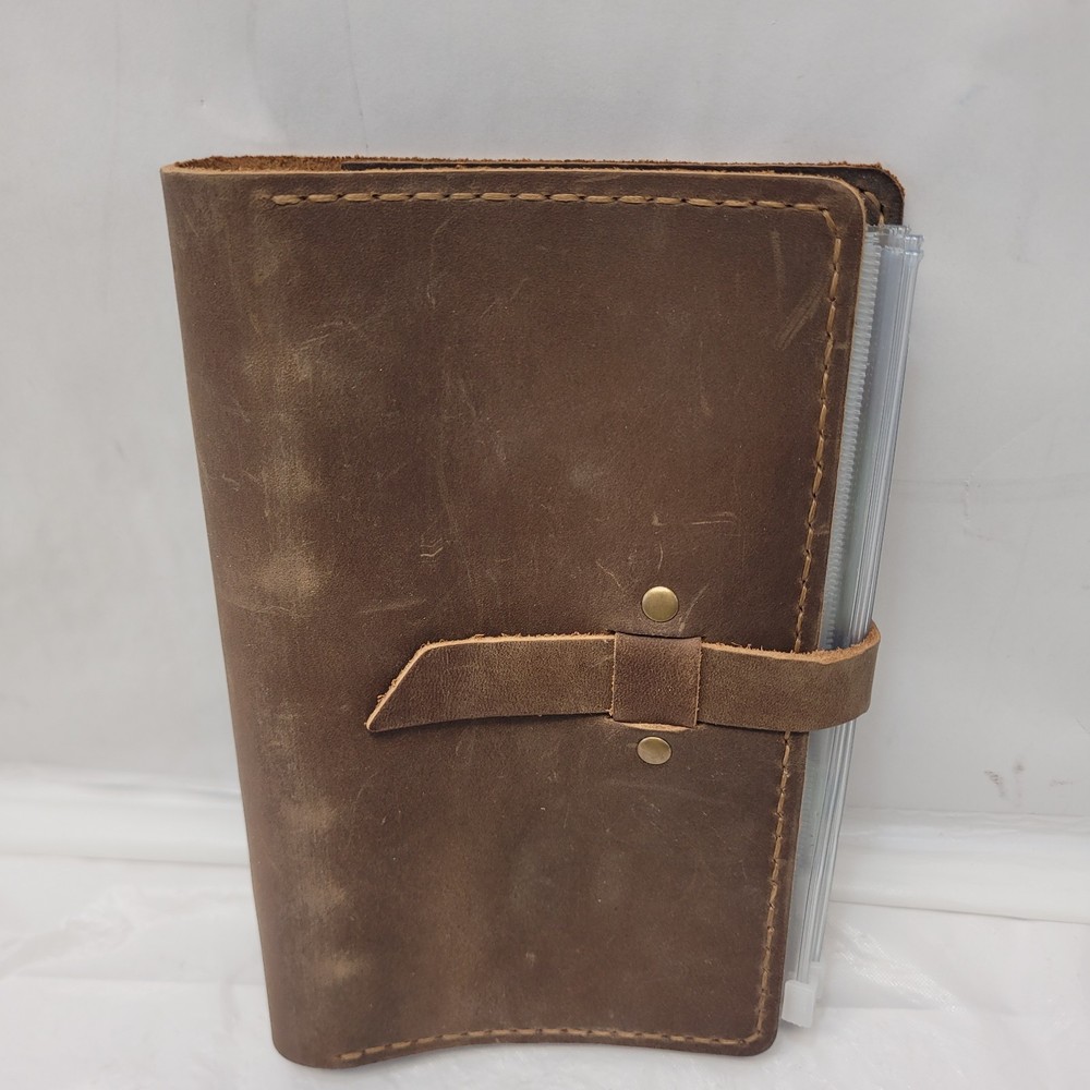 Robrasing Writing notes Notebook sketchbook Diary Notepad leather brown