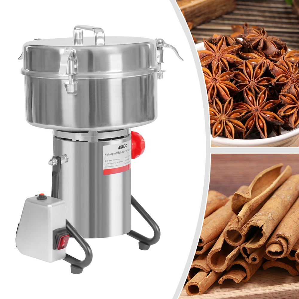 Stainless Steel Electric Grain Grinder High Speed Multi-function Grain Grinder