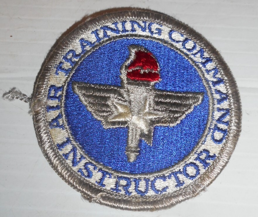 US Air Force - Air Training Command Instructor Embroidered Patch 3" diameter