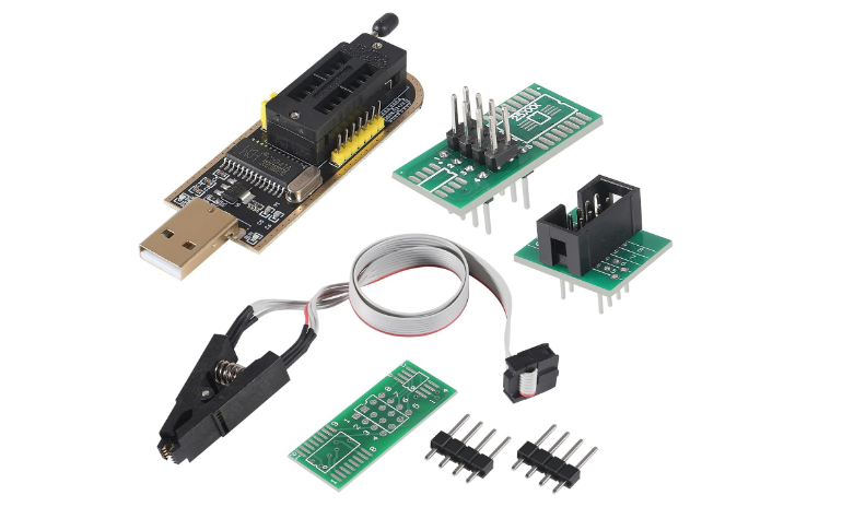 Socket Adapter Flash Chip IC Test Clips Programmer BIOS Programmer Module USB