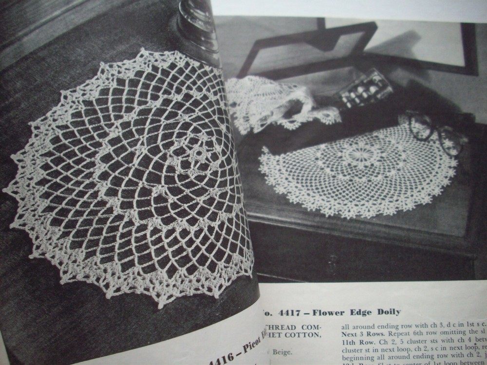 Vintage Doily Doilies Crochet & tatting pattern