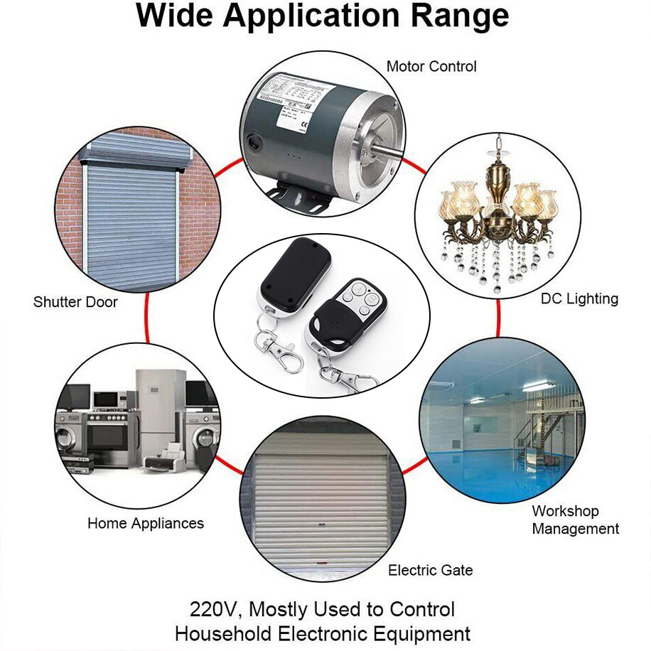 Universal Wireless RF Remote Control Copy Code 433 MHz Clone Key Fob Controller