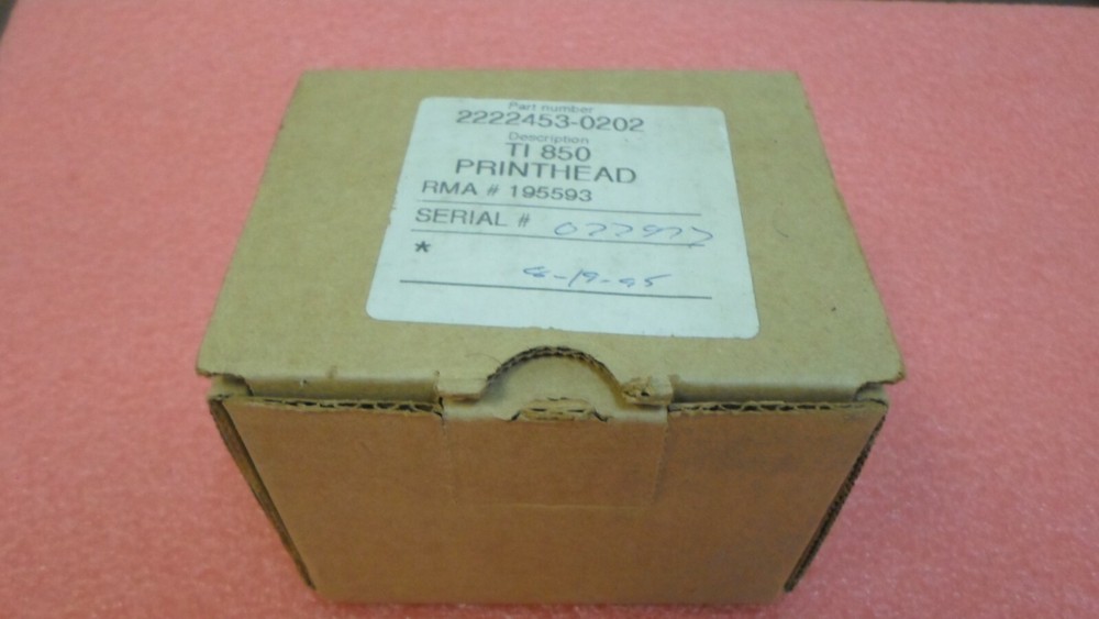 TEXAS INSTRUMENTS 850 printhead 2222453-0202