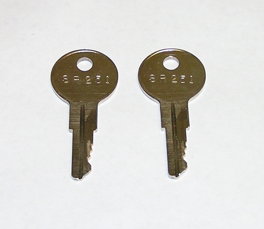 2 - SR251 Electrical Breaker Panelboard Keys fits Square D Yale
