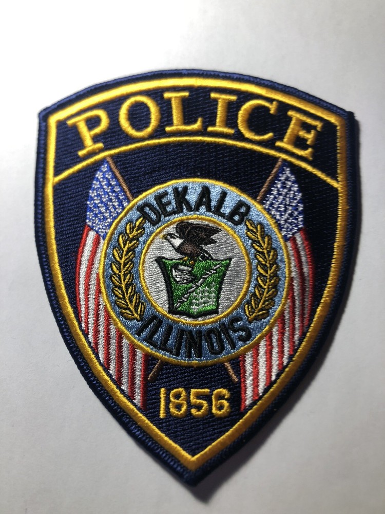 Dekalb Illinois Police Patch ~ 1856