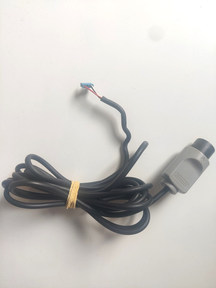 Official N64 Controller Cable Cord Replacement - OEM Gray Version