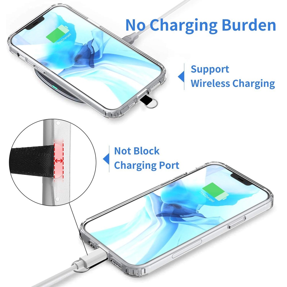 OUTXE Phone Lanyard Tether with 4 Patch- 2× Phone Tether, 4× Phone Pat