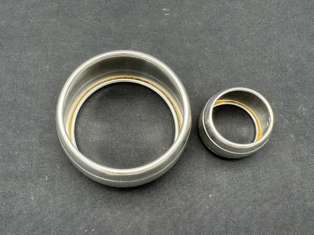 Sterling Silver Napkin Ring with one Miniature
