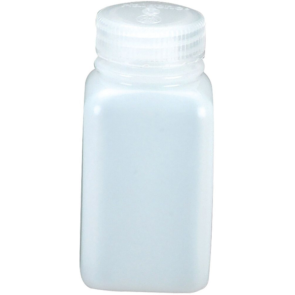 Nalgene HDPE Wide Mouth Square Bottle - White