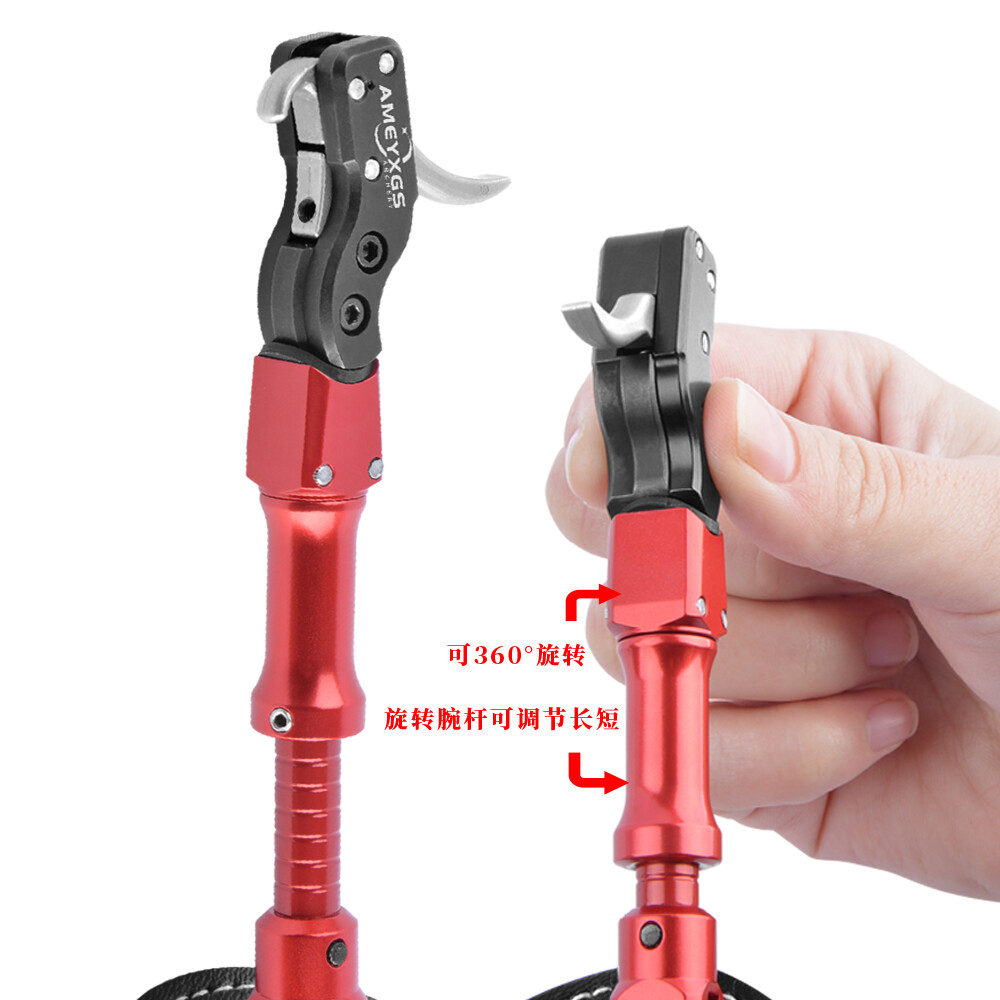 Archery Release Aids Finger Trigger Caliper Wrist Strap Compound Bow Hunting