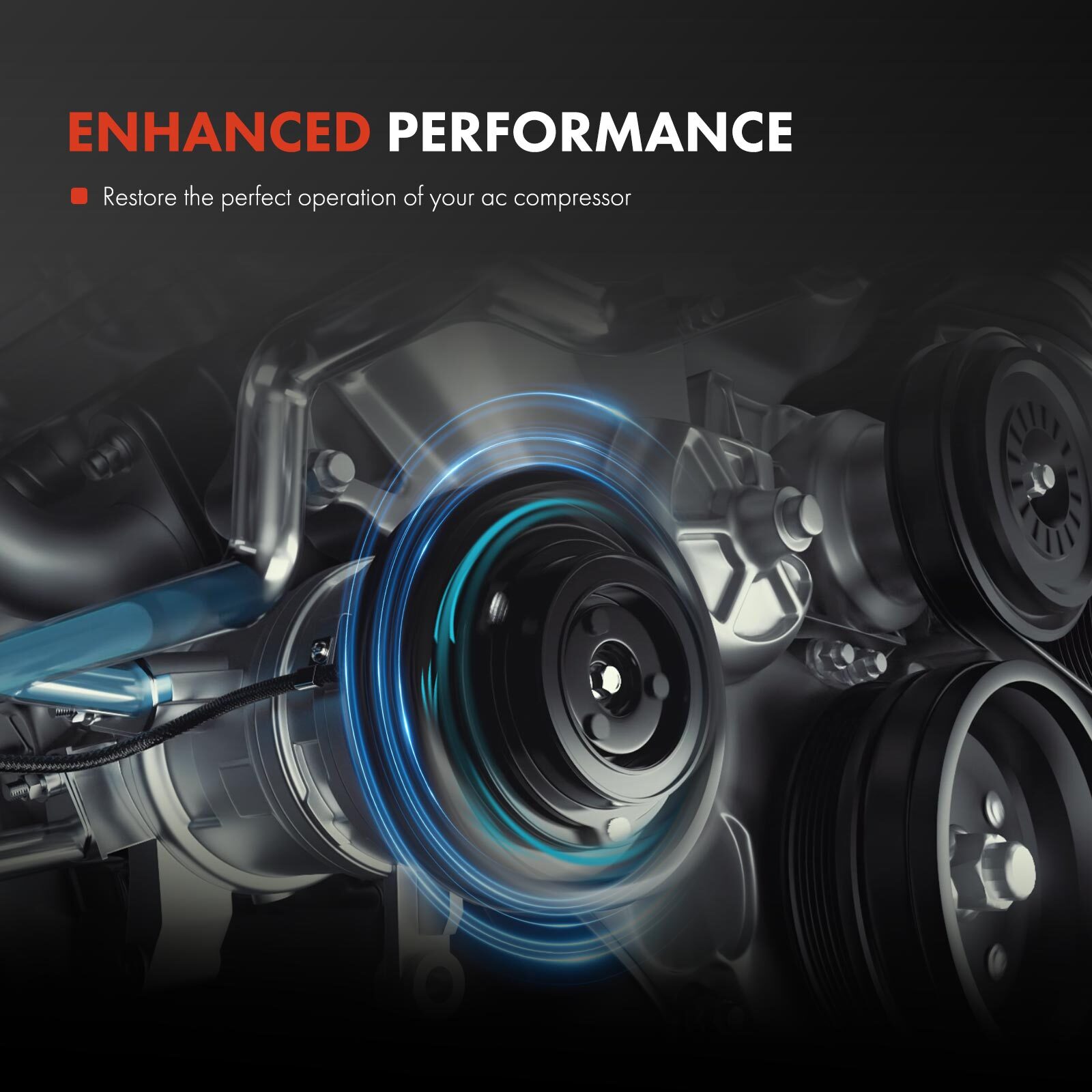 AC Compressor Clutch Kit for GMC Sierra Savana Yukon Cadillac Escalade Hummer