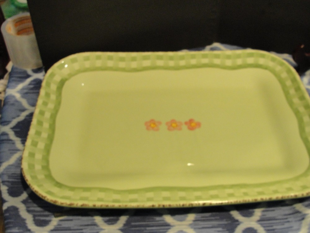 FRANCISCAN FLORA 18 3/4" PLATTER