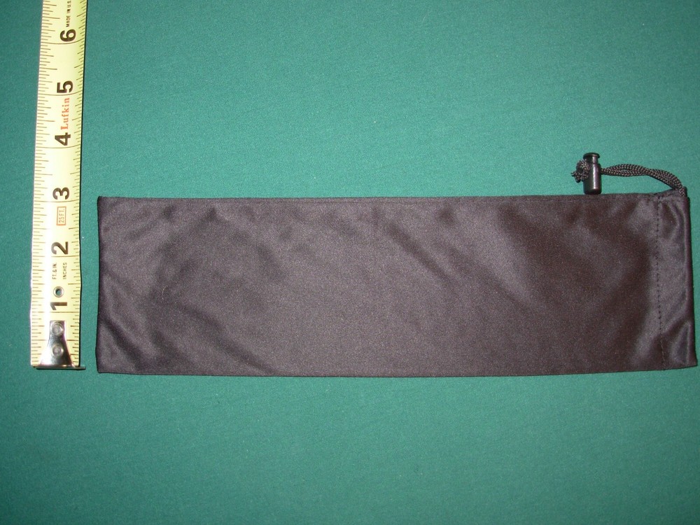Large ADVANCED ARMAMENT CORP AAC Silky Black Drawstring Bag