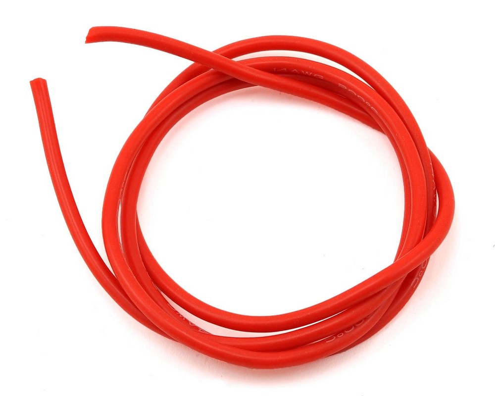 Maclan 14awg Flex Silicon Wire (Red) (3') [MCL4033]