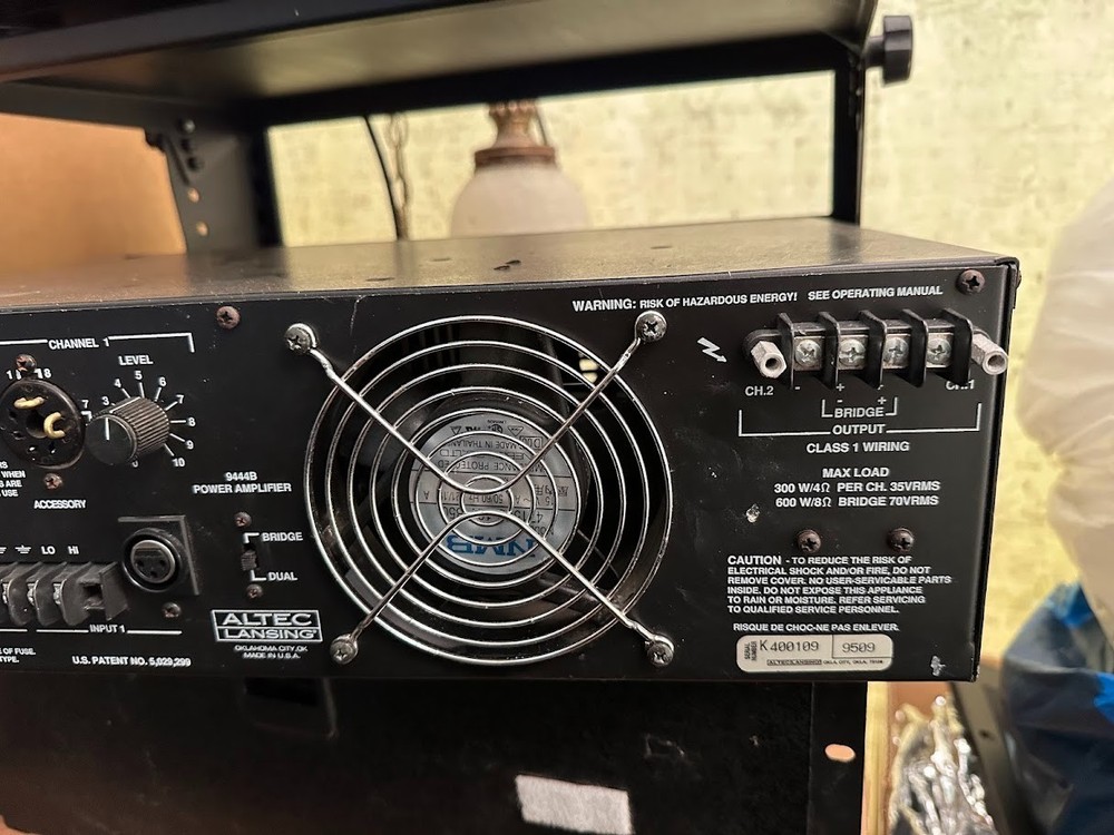 vintage altec lansing 9444b amplifier