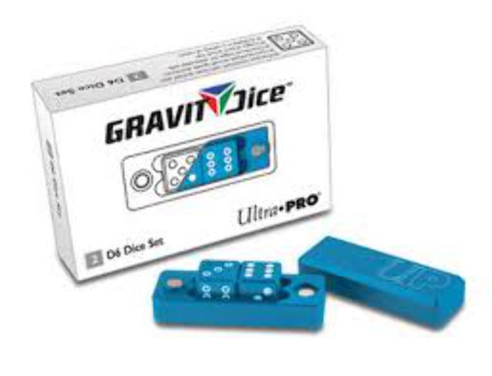 Gravity Dice - 2 Piece D6 Set - Cobalt
