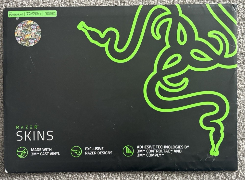 Razer PS5 Digital Skin Landscape 2 Console Controller Wrap