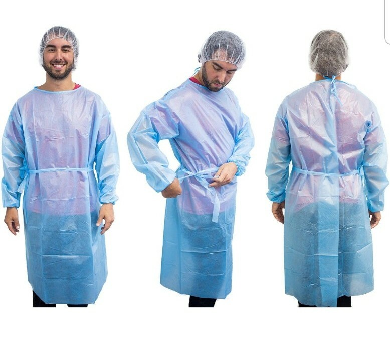 MOXE Level 2 Disposable PPE Isolation Gowns - Full Coverage, Lightweight (x 20)