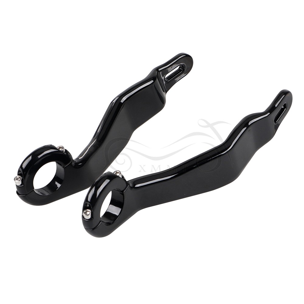 Gloss Black Front Fairing Support Bracket Mount Kit For Harley Road Glide FLTRXS