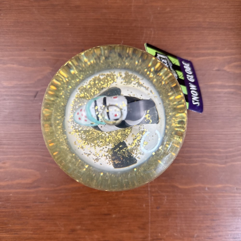Beetlejuice Sand Worm Snow Globe 5”