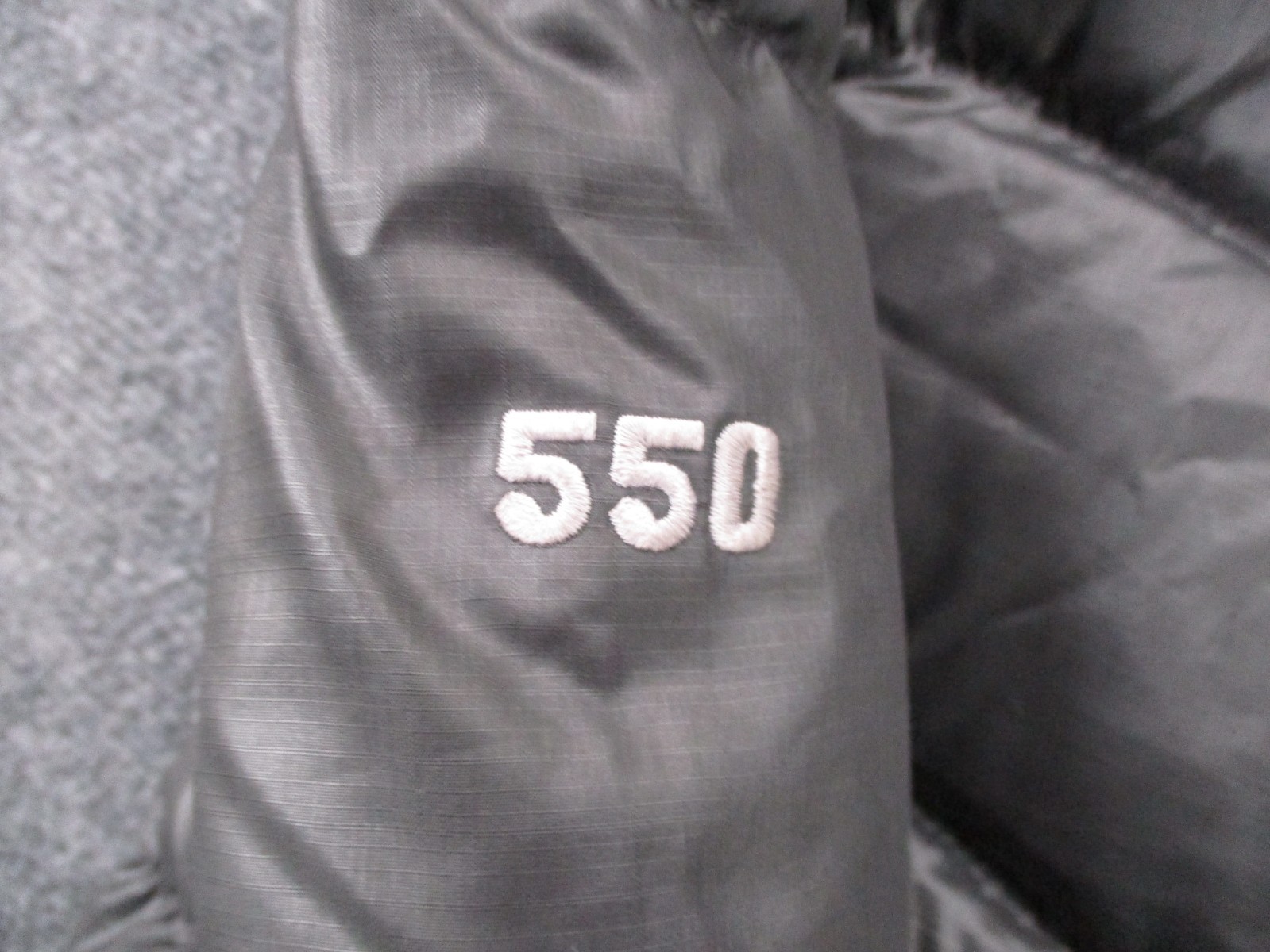 North Face Jacket Girls S 7 Gray Puffer Coat Outdoors Hiking Rain Goose Down 550